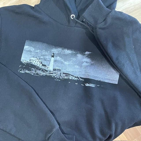 Portland Headlight Photo Hoodie @goodmaine