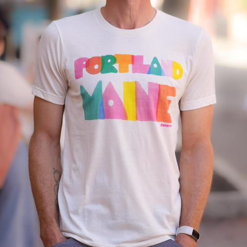 Colorful Portland Maine Tee @mikepop