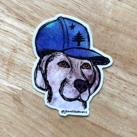 1901 Dog Sticker @jeanelledemers