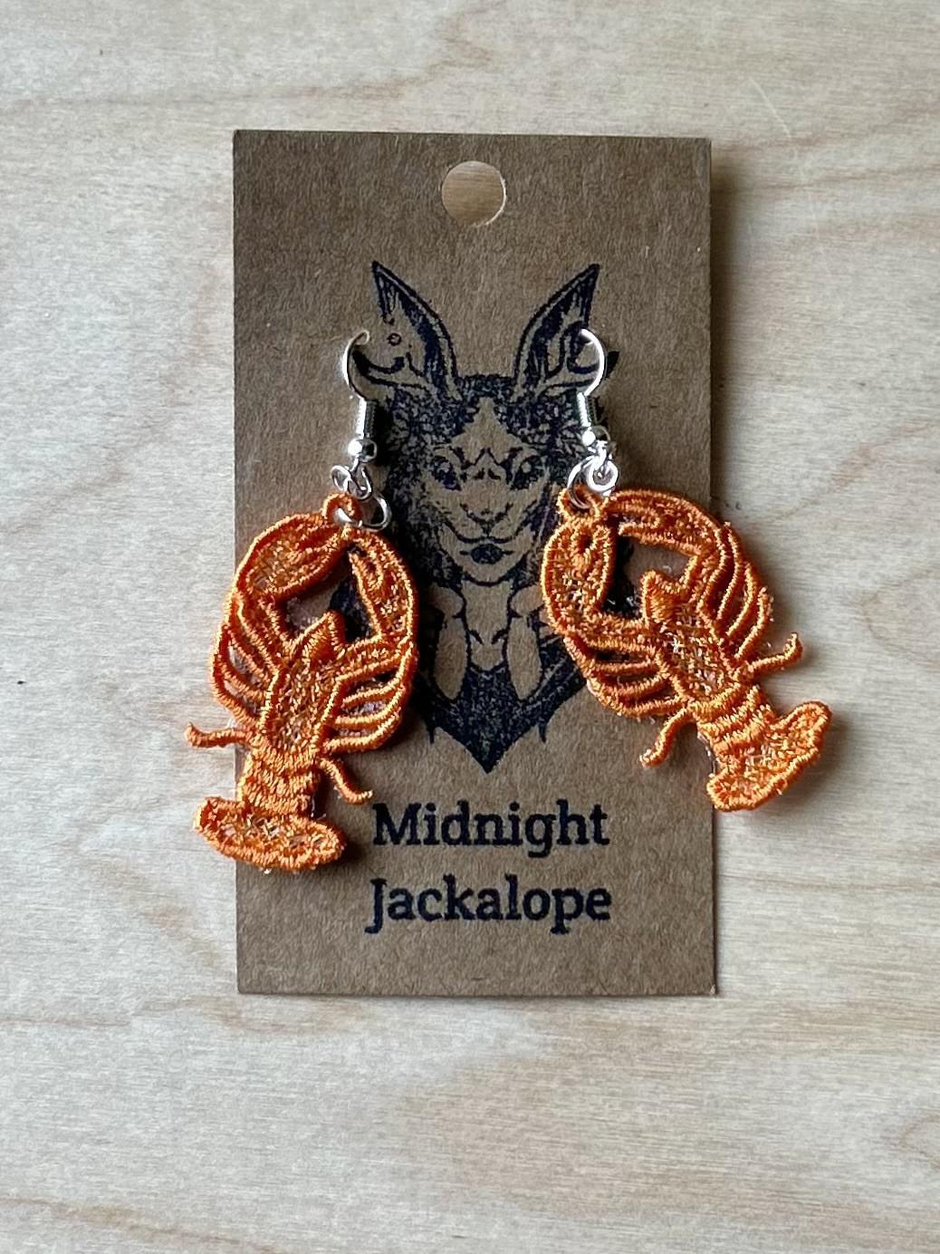 Earrings by @midnightjackalope