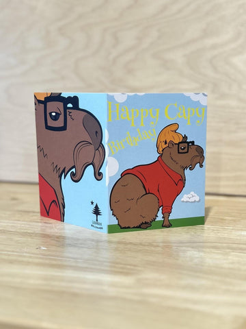 Happy Capy Birthday Card