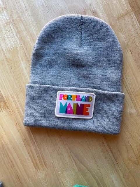 Colorful Portland Maine Beanie @mikepop