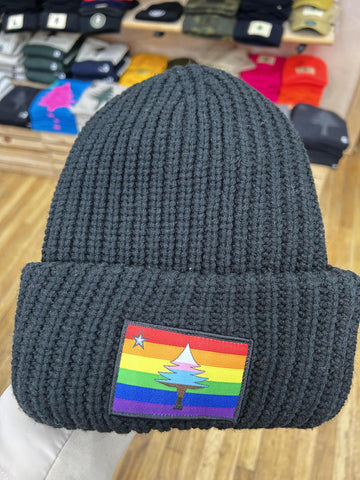 1901 Flag Heavy Knit Pride Patch Beanie