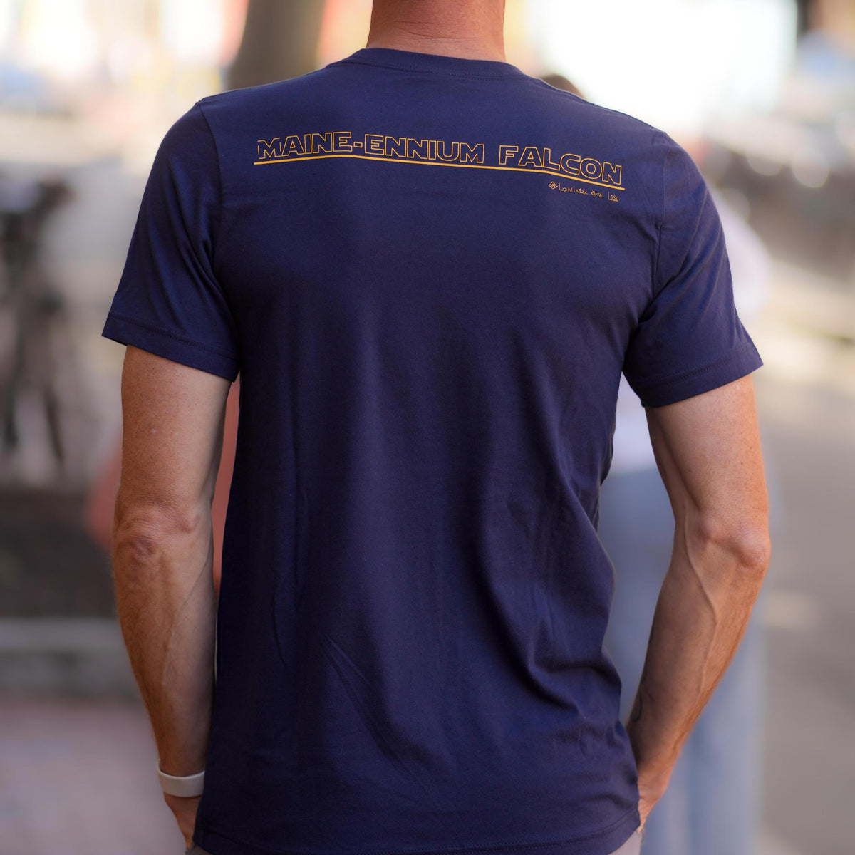 Maine-ennium Falcon Tee @lonimac.art