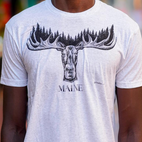Tree Moose Tee  @esedler_art