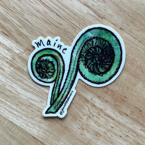 Fiddlehead Sticker @jeanelledemers