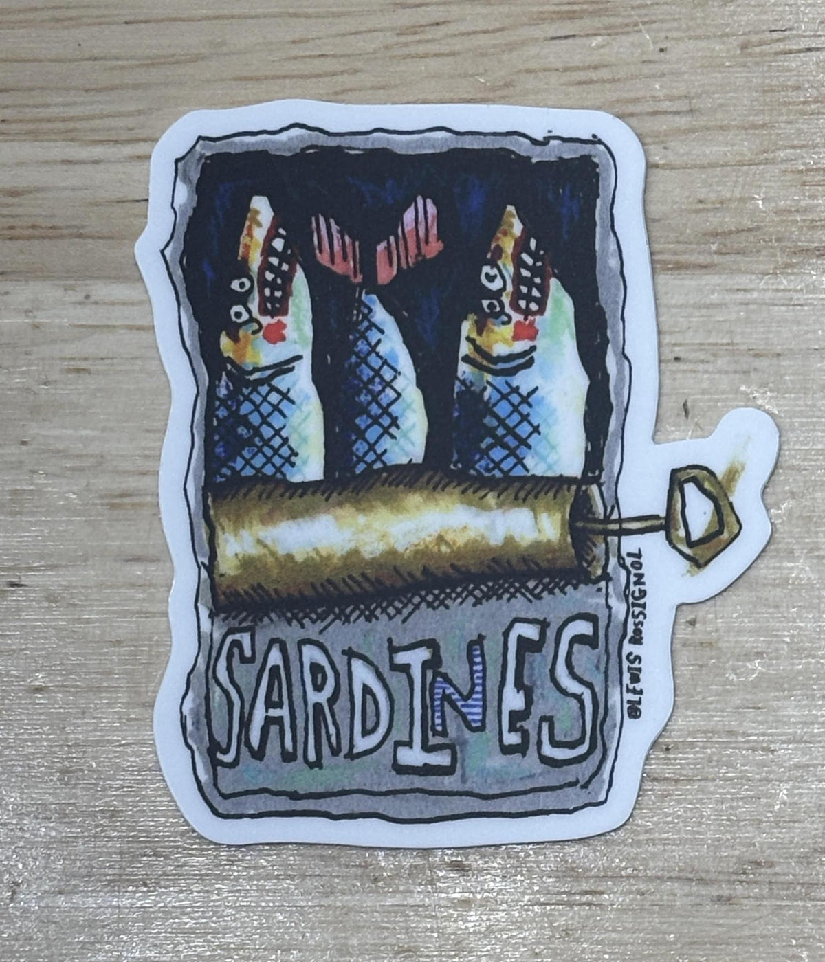 Sardine Stickers by @lewisrossignol