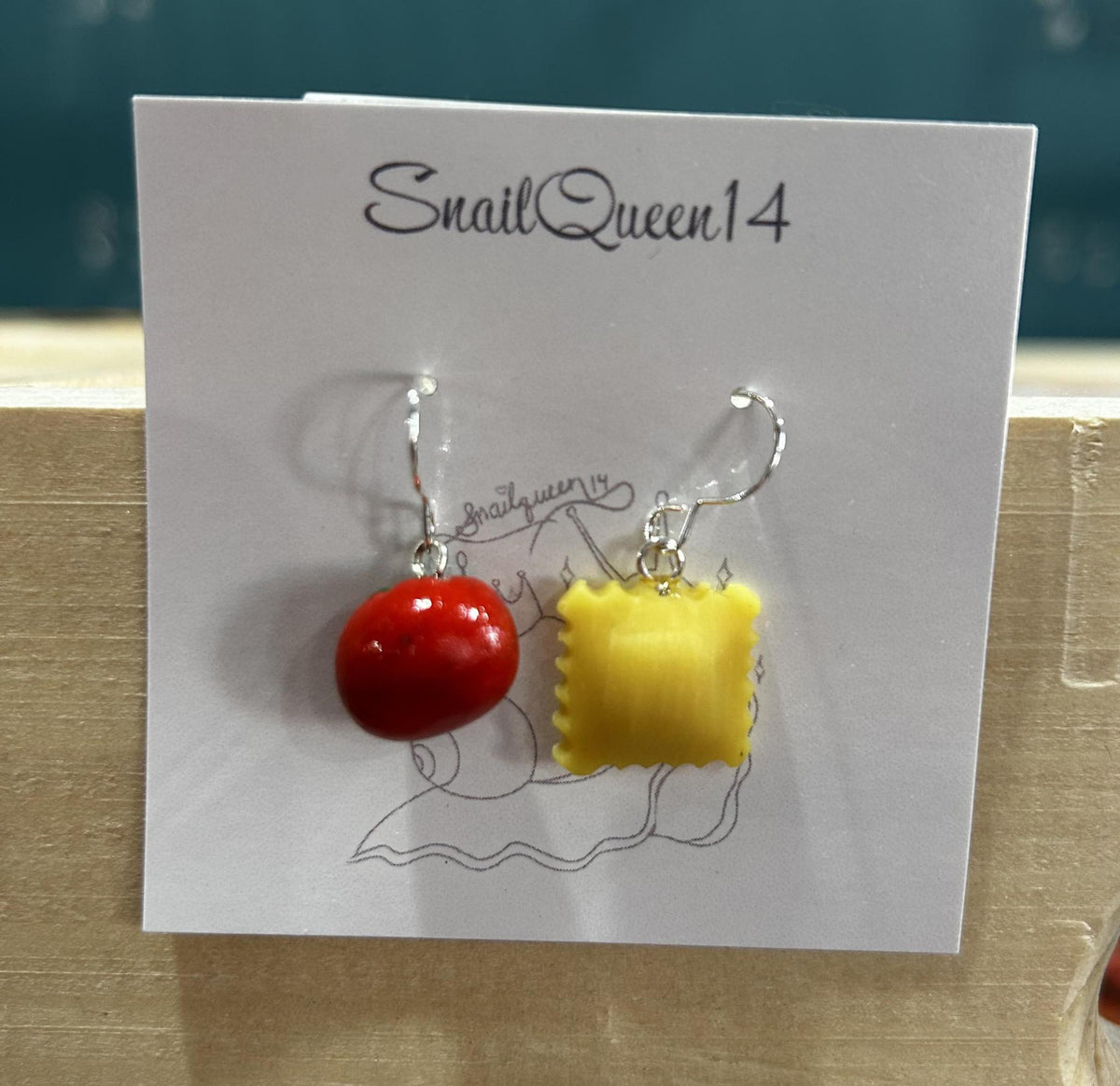 Earrings by Robin Carlson @snailqueen14