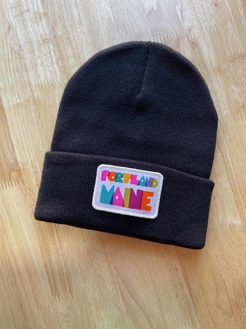 Colorful Portland Maine Beanie @mikepop