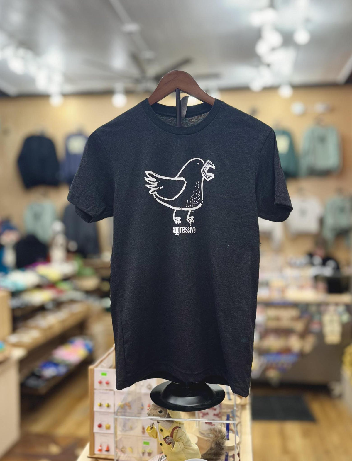 Aggressive Gray Tee by Ande Lynch