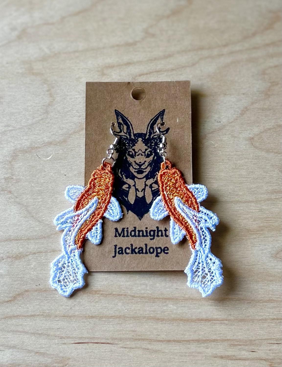 Earrings by @midnightjackalope