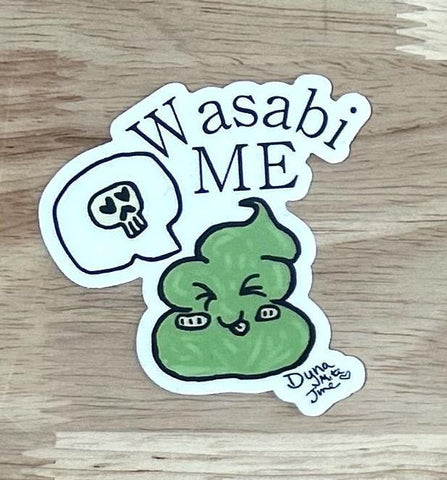 Wasabi ME Sticker @itsdynamitejune