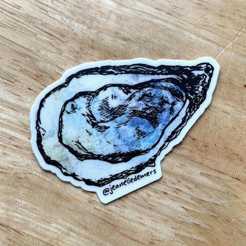 Oyster Sticker @jeanelledemers