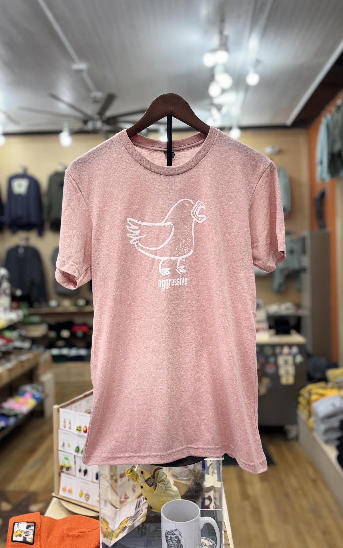 Aggressive Pink Tee by Ande Lynch