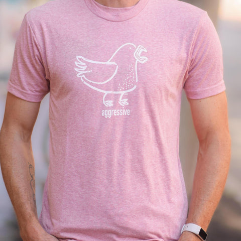 Aggressive Pink Tee by Ande Lynch