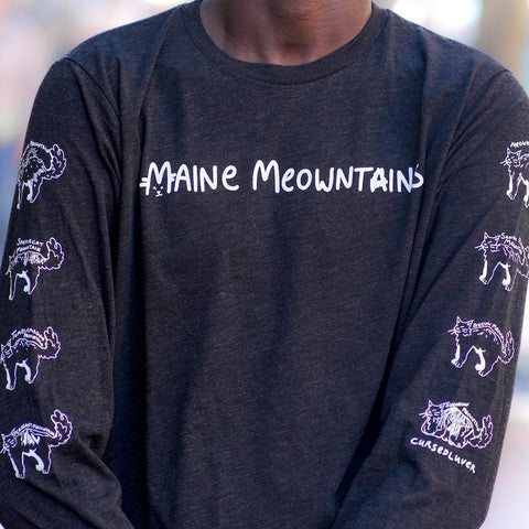 Maine Meowntains Longsleeve @cursedluver