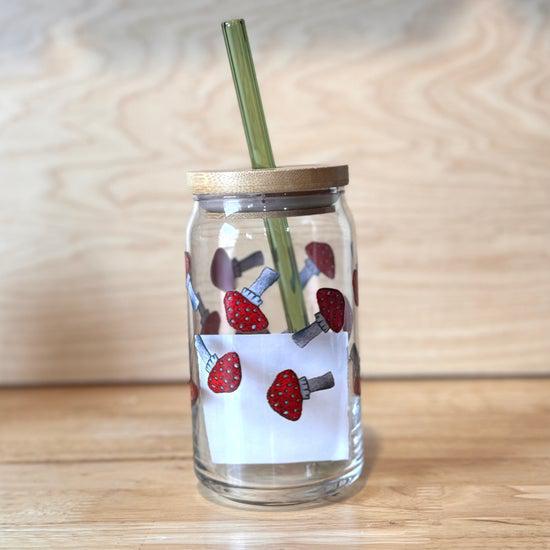 Glass Travel Cups @scribblesanddoodlez