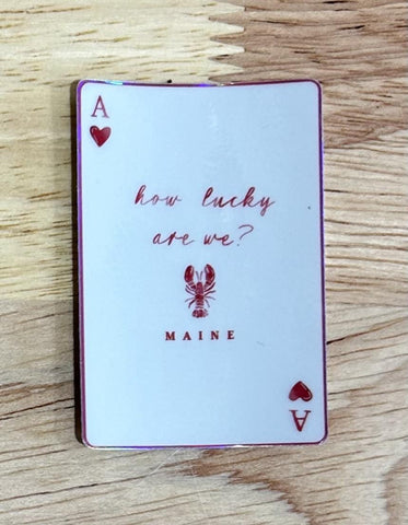 How Lucky Are We? Card Sticker @scribblesanddoodlez