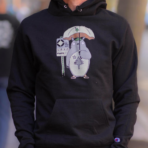 Bus Stop Umbrella Hoodie @mikepop