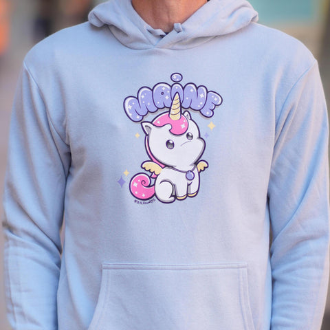 Blueberry the Maine Unicorn Hoodie @D_S_Edwards
