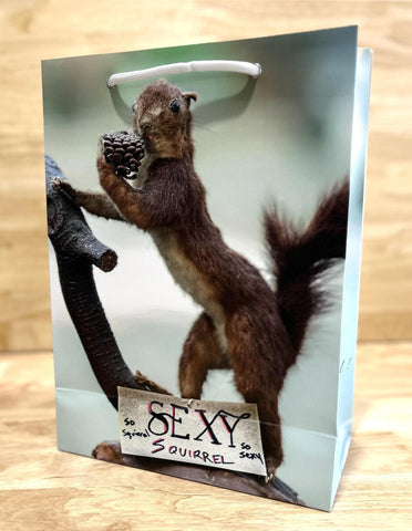 Sexy Squirrel Gift Bag by @themainesouvenirshop