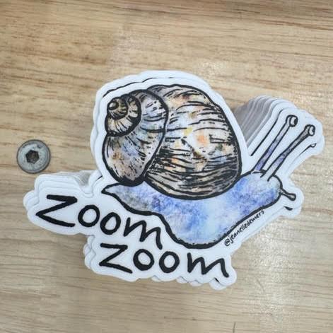 Snail Zoom Sticker @jeanelledemers