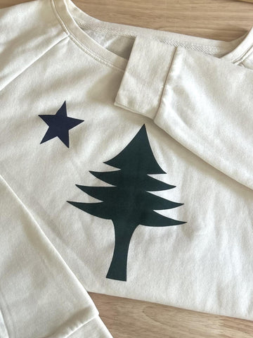 1901 Flag Cream Boatneck Crew