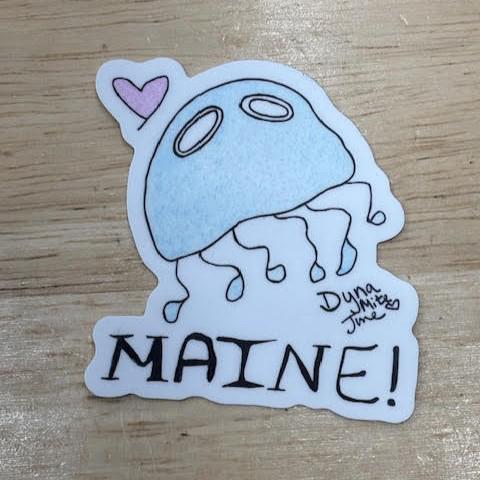 Jellyfish Sticker @itsdynamitejune