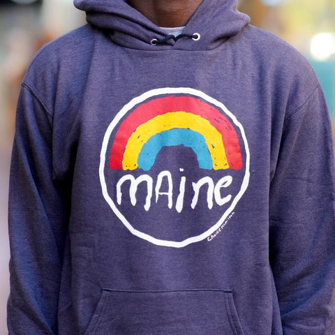 Charlie's Maine Rainbow Hoodie by Charlie Hamilton