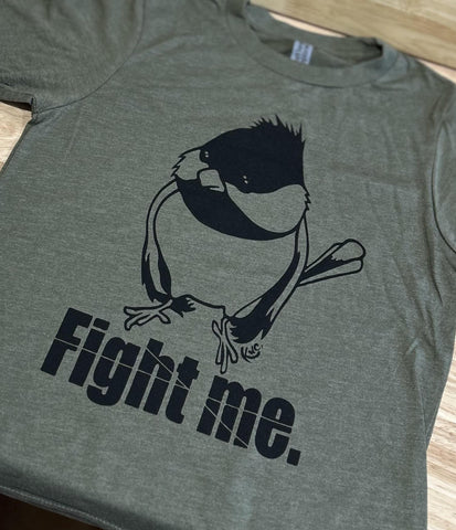 Fight Me One Color Youth Tees by Krista Campbell