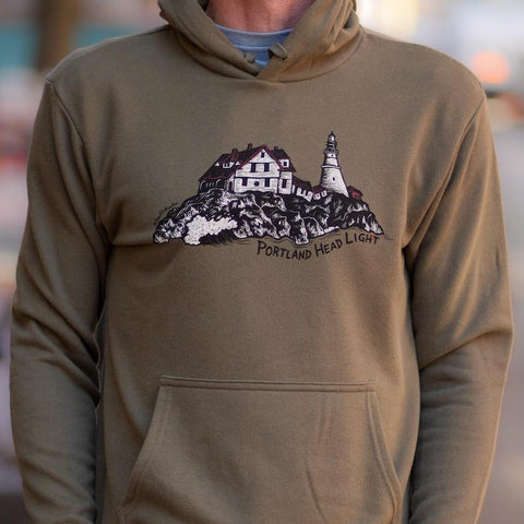 Portland Headlight Green Hoodie @danblakesleemusic