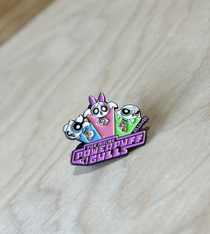 Puff Gulls Enamel Pin