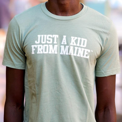 Just A Kid From Maine Sage Tee @cfcwear