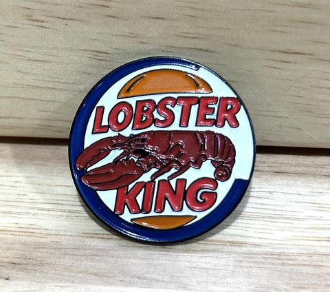 Lobster King Enamel Pin @lonimac.art