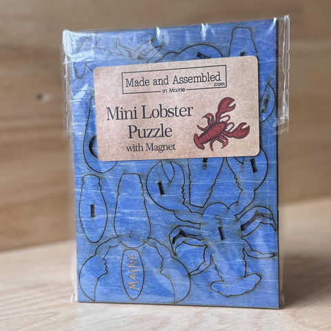 Miniature Blue Lobster Puzzle
