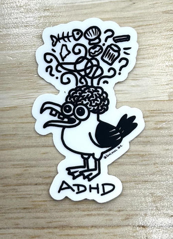 ADHD Sticker @lonimac.art