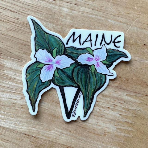 Trillium Sticker @jeanelledemers