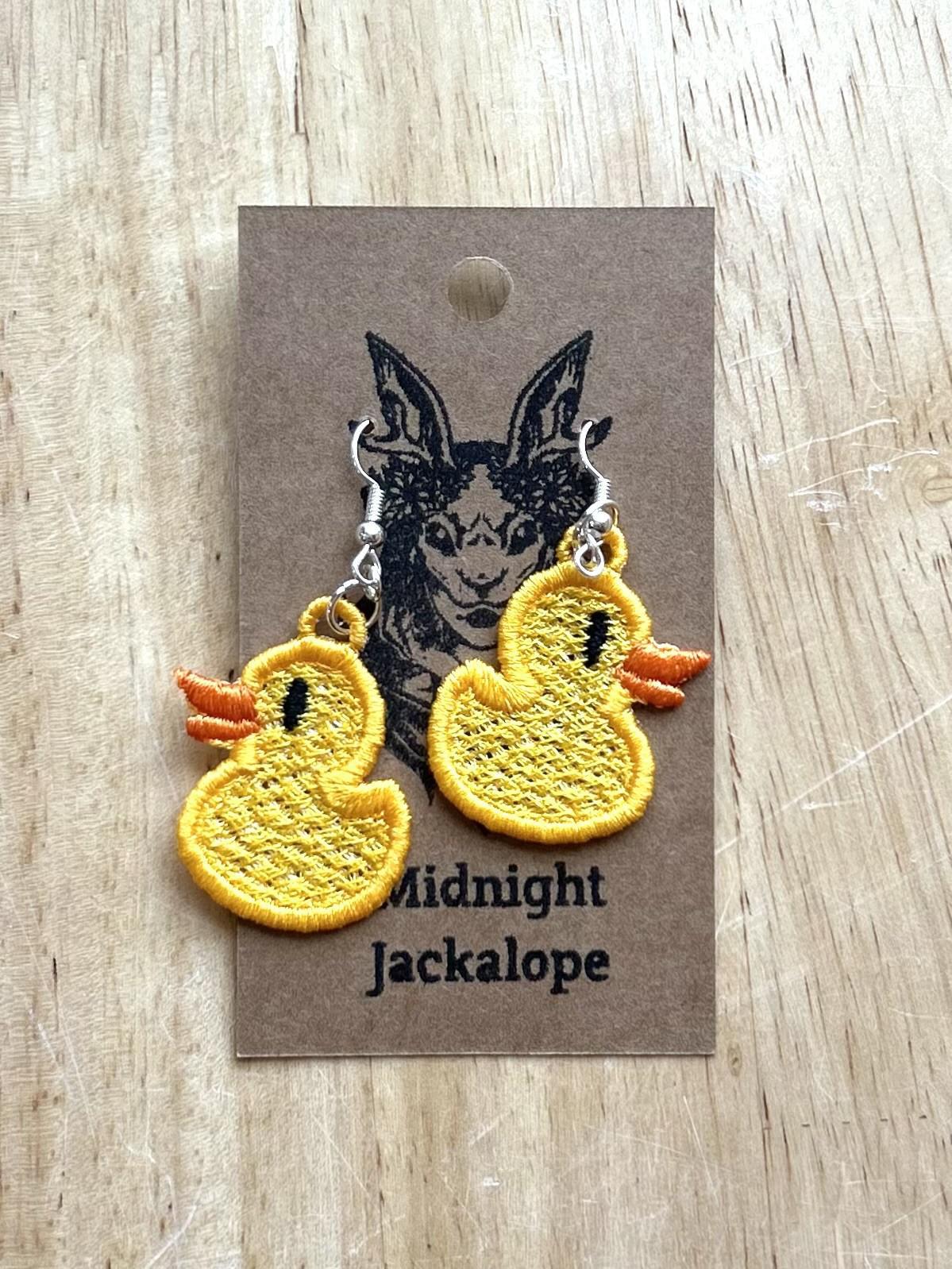 Earrings by @midnightjackalope