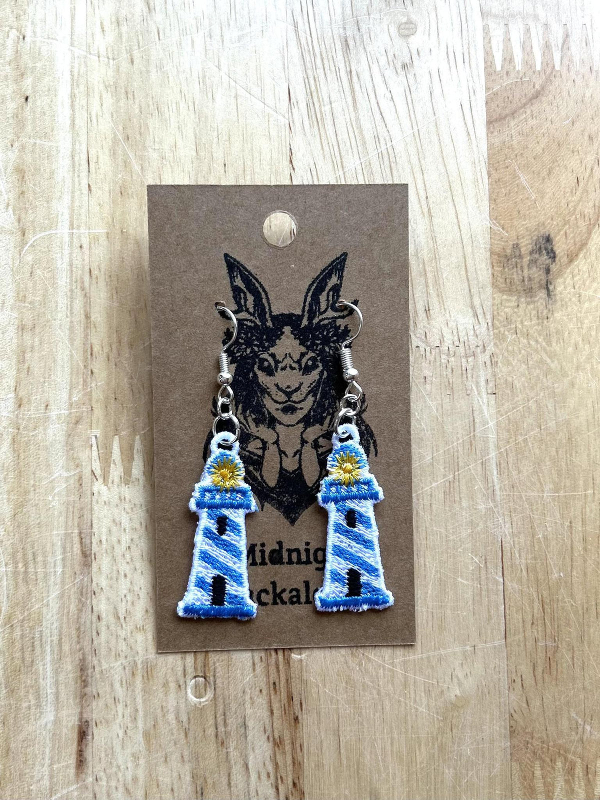 Earrings by @midnightjackalope