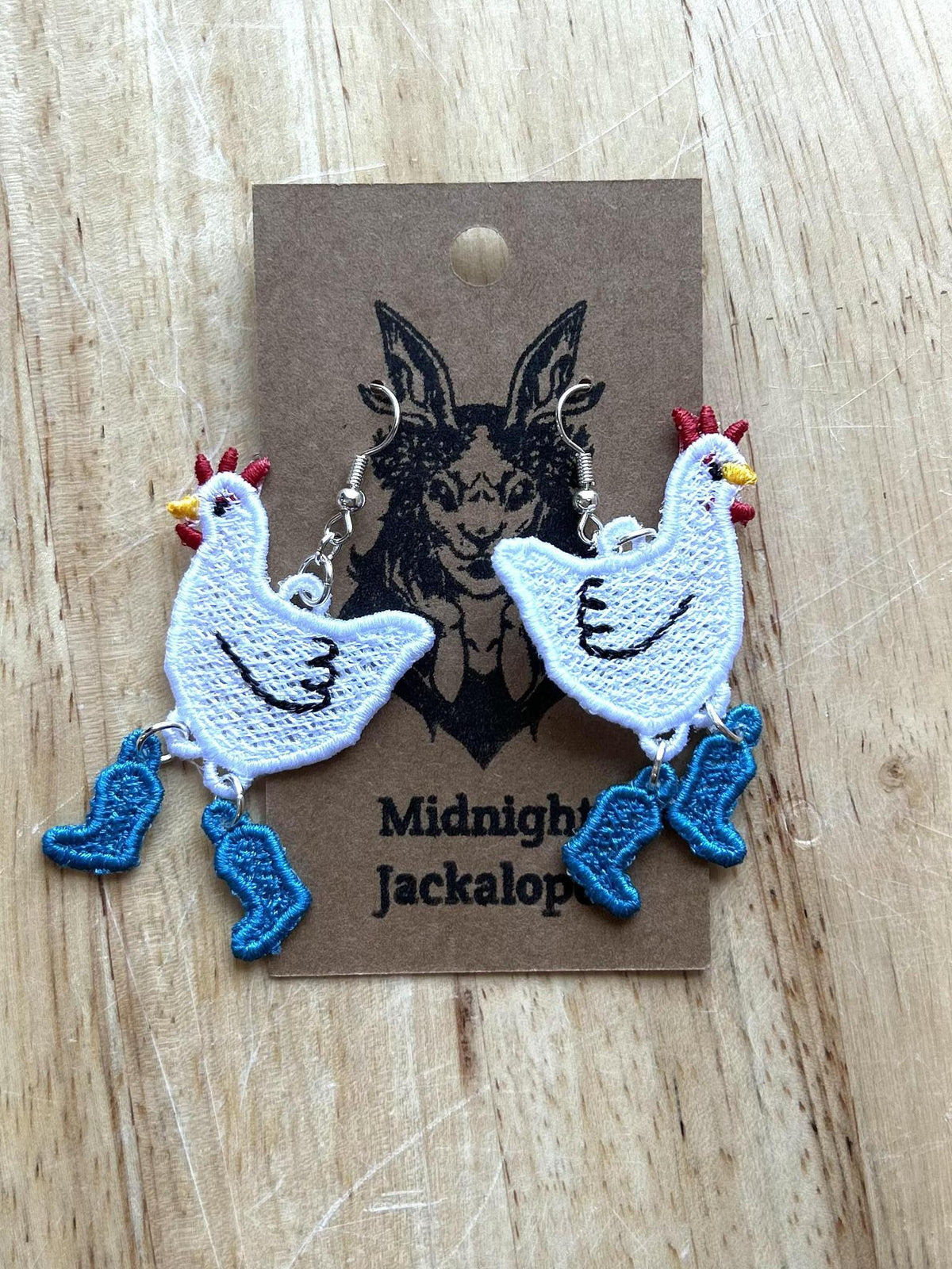 Earrings by @midnightjackalope