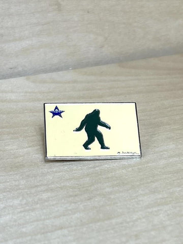 1901 Bigfoot and UFO Enamel Pin @_hcdesign_
