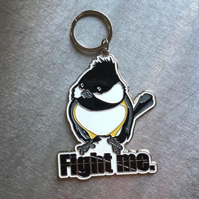 Fight Me Ornament by Krista Campbell