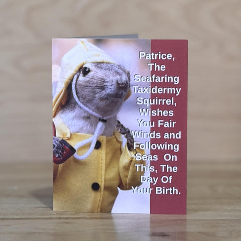 Patrice Birthday Card