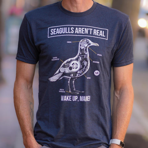 Seagulls Aren’t Real Tee