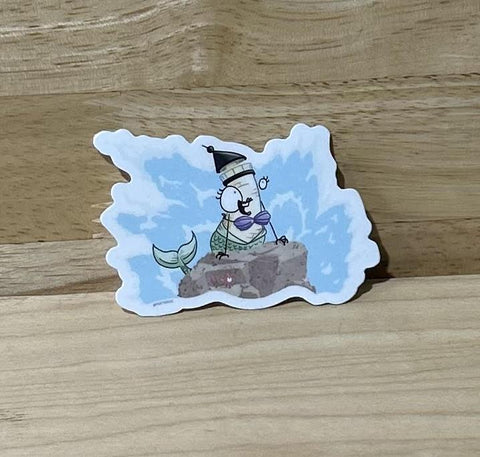 Mermaid Lighthouse Sticker by @Forthouse