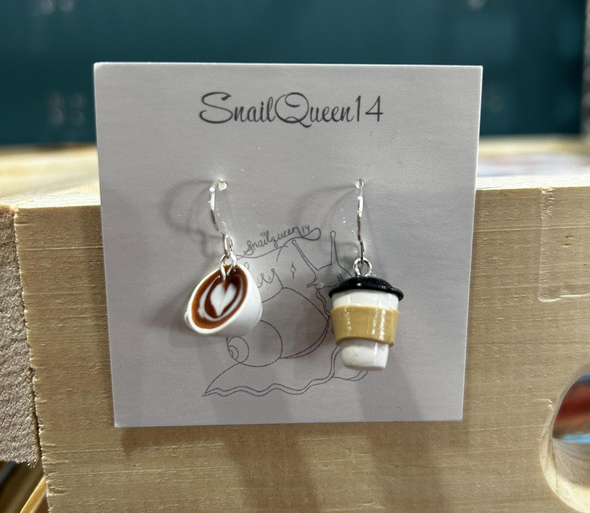 Earrings by Robin Carlson @snailqueen14