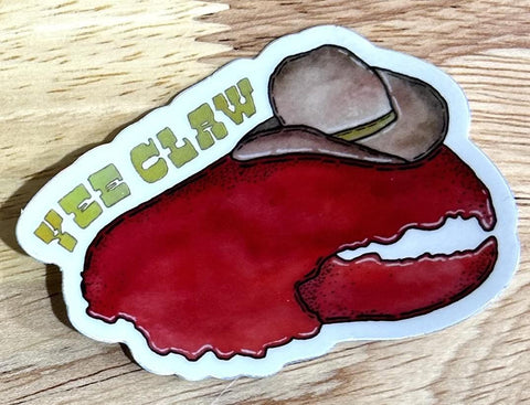 Yee Claw Sticker @scribblesanddoodlez