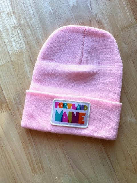 Colorful Portland Maine Beanie @mikepop