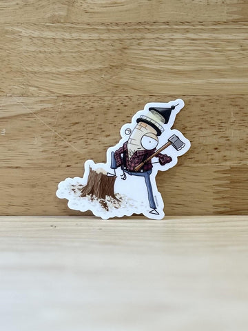 Sexy Lighthouse Lumberjack Sticker by @Forthouse