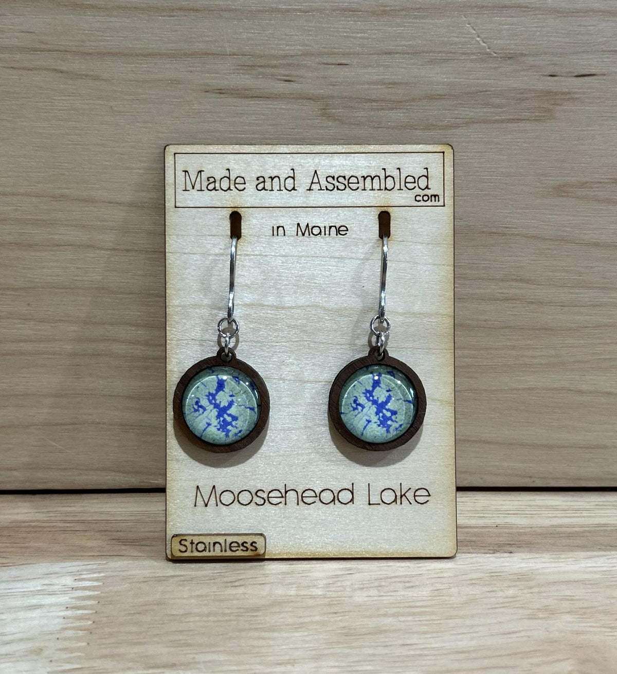 Map Earrings - @madeandassembled